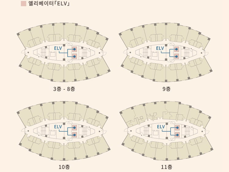 3～11층