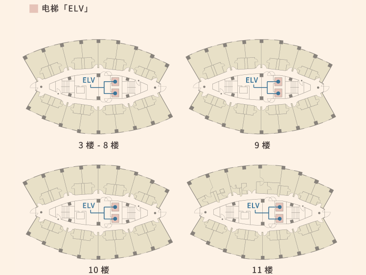 3～11楼